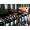 Image 23 : Red 40' Shipping Container & Contents:  Work Shop w/ Table, Tools, Shelves, Hardware, Cords, etc