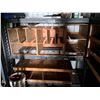 Image 25 : Red 40' Shipping Container & Contents:  Work Shop w/ Table, Tools, Shelves, Hardware, Cords, etc