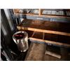Image 26 : Red 40' Shipping Container & Contents:  Work Shop w/ Table, Tools, Shelves, Hardware, Cords, etc