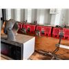 Image 8 : Red 40' Shipping Container & Contents:  Work Shop w/ Table, Tools, Shelves, Hardware, Cords, etc