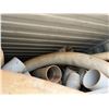 Image 13 : Gray 40' Shipping Container & Contents: PVC Pipe Lengths, Fittings & Connectors, etc
