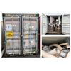 Image 1 : Gray 40' Shipping Container & Contents: PVC Pipe Lengths, Fittings & Connectors, etc