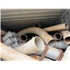 Image 3 : Gray 40' Shipping Container & Contents: PVC Pipe Lengths, Fittings & Connectors, etc