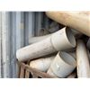 Image 7 : Gray 40' Shipping Container & Contents: PVC Pipe Lengths, Fittings & Connectors, etc