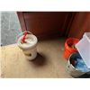 Image 20 : Yellow 20' Shipping Container & Contents: Tires, Shelves, Water Bottles, etc