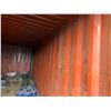 Image 6 : Yellow 20' Shipping Container & Contents: Tires, Shelves, Water Bottles, etc