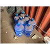 Image 9 : Yellow 20' Shipping Container & Contents: Tires, Shelves, Water Bottles, etc