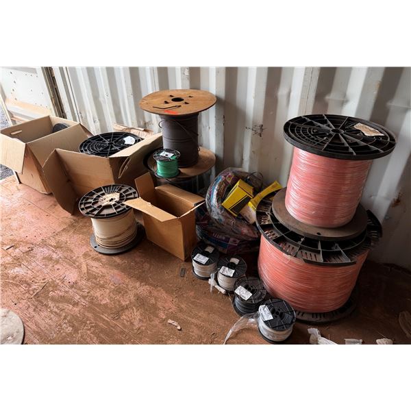 Multiple Spools Wire, Misc Sizes P/U Mon 2/23