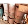 Image 6 : Multiple Concrete Cylinder Sections, Base, Post Insulators, Hose, etc P/U Mon 2/23