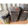 Image 3 : Multiple Waste Containers w/ Some Lids, Misc Sizes P/U Tues 2/24