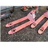 Image 2 : Qty 2 Dayton Pallet Jacks (needs repair - delineators not included)