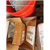 Image 4 : Contents of Pallet: Bucket Metal Plates, Pipe Fittings, Misc Hardware, etc P/U Mon 2/23