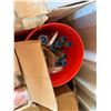 Image 7 : Contents of Pallet: Bucket Metal Plates, Pipe Fittings, Misc Hardware, etc P/U Mon 2/23