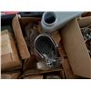 Image 5 : Contents of Pallet: Service Entrance Cap, Conduit Body, Fence Ground Clamps, Hardware P/U Tues 2/24