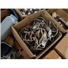 Image 8 : Contents of Pallet: Service Entrance Cap, Conduit Body, Fence Ground Clamps, Hardware P/U Tues 2/24