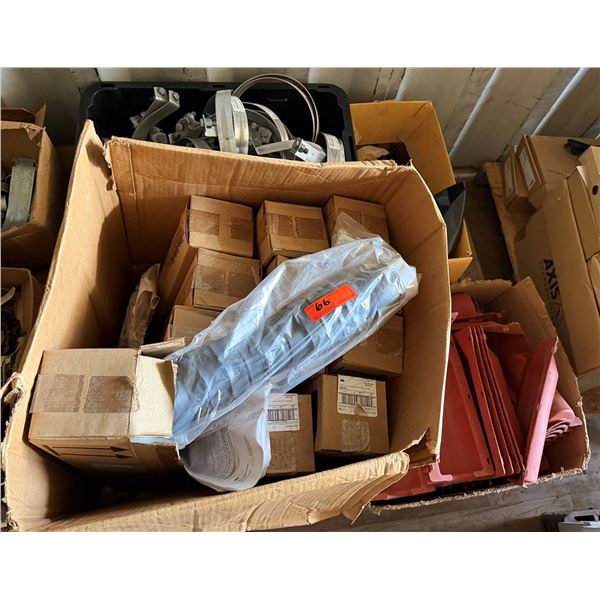 Contents of Pallet: Metal Connections, Clamps, Hardware, etc P/U Tues 2/24