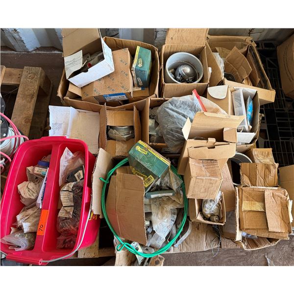 Contents of Pallet: Eaton Connectors, Service Entrance Couplings, Hardware, etc P/U Mon 2/23