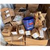 Image 1 : Contents of Pallet: Thomas & Betts Insulated Bushings, Burndy Compression Connectors P/U Mon 2/23