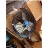 Image 5 : Contents of Pallet: Metal Fan, Deadbreak Connection Plugs, Extension Cord, Caps P/U Tues 2/24