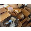Image 9 : Contents of Pallet: Metal Fan, Deadbreak Connection Plugs, Extension Cord, Caps P/U Tues 2/24