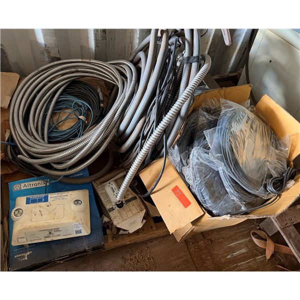 Multiple Coils Misc Cable & Wire, Altronix Fixture, etc P/U Tues 2/24
