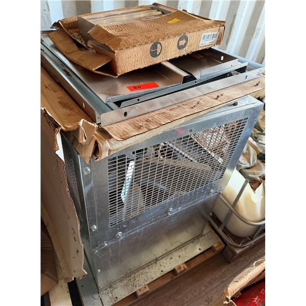 Metal HVAC Economizer Weatherhood Unit P/U Mon 2/23