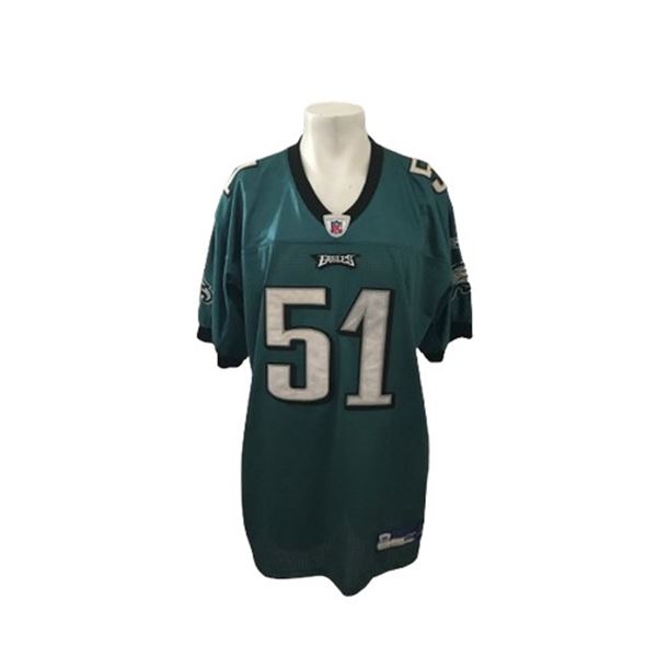 Takeo Spikes Eagles signed jersey and T-Shirt