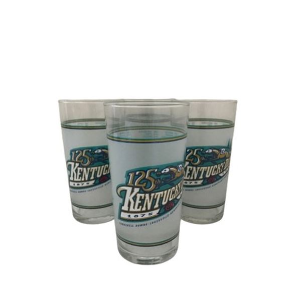 125th (1875-1999) Churchill Downs Set of 4 Glasses