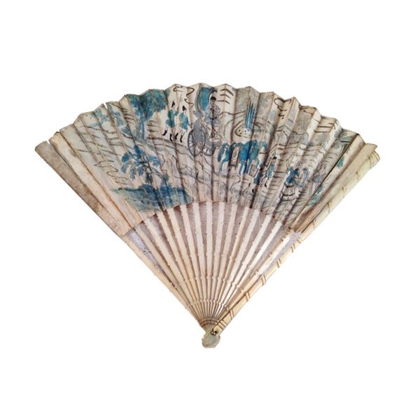 Tulip Fever Jan Van Loos (Dane DeHaan) Paper Fan Movie Props
