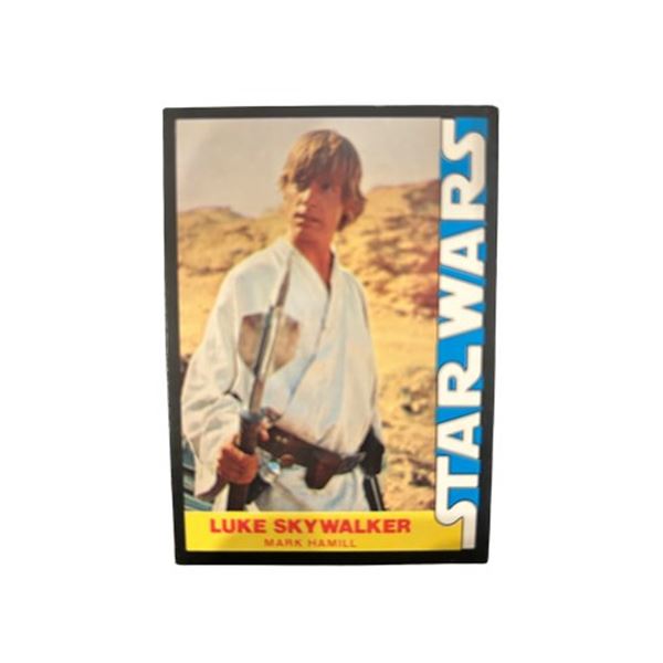 1977 Star Wars Luke Skywalker (Mark Hamill) Trading Card