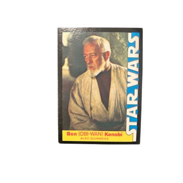 1977 Star Wars Ben (OBI-Wan) Kenobi (Alec Guinness) Trading Card