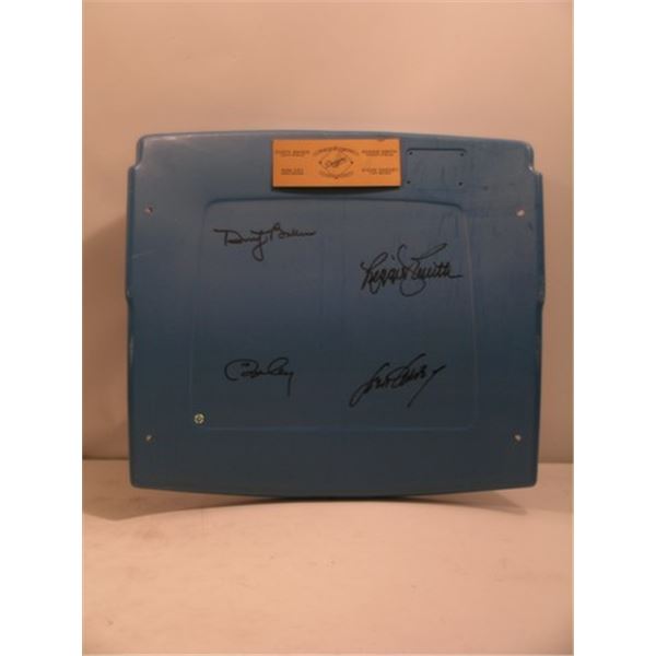 Dodger Stadium Signed LE Seat: Dusty Baker, Reggie Smith, Ron Cey, and Steve Garvey