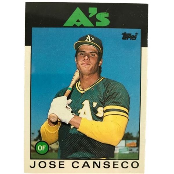 Jose Canseco A's Trading Card