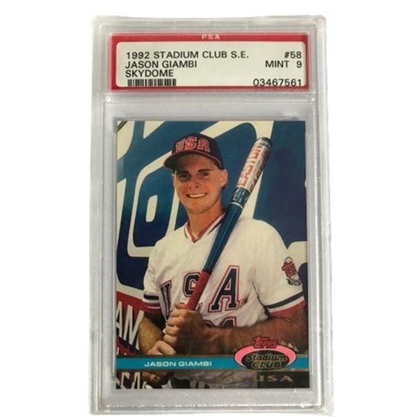 Team USA Jason Giambi Rookie Card
