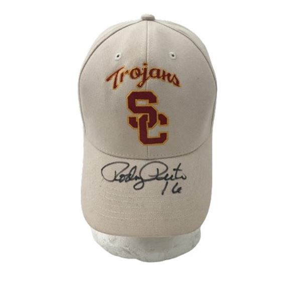 Rodney Peete autographed Trojans SC Hat
