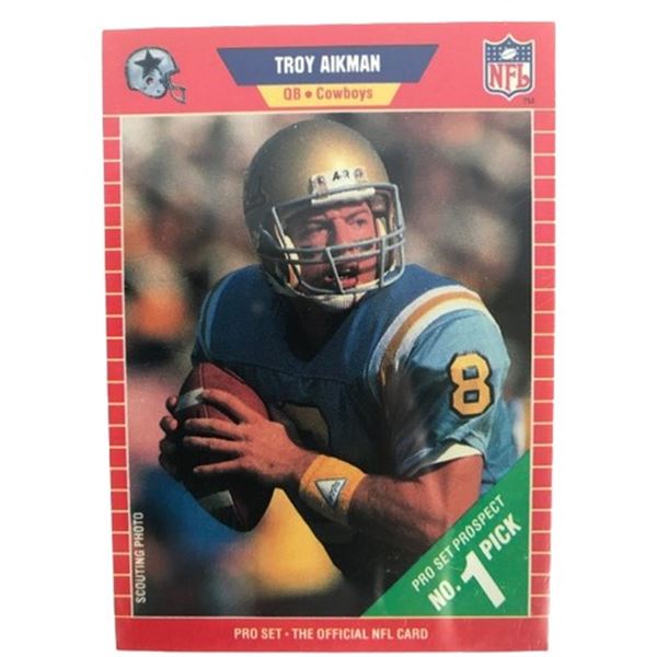 1989 Troy Aikman Rookie Card