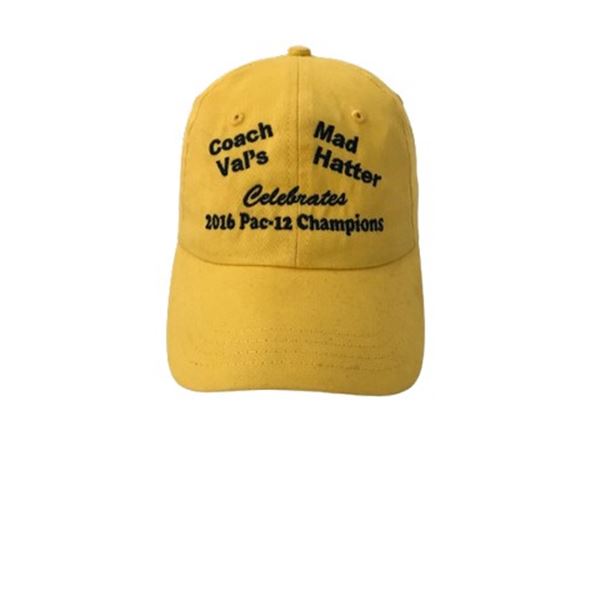 Miss Val Gymnastics Coach 2016 PAC – 12 Champions Signed Baseball Hat