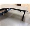 Image 6 : Metal Corner Desk w/ Adjustable Height 58" x 64" x 23"