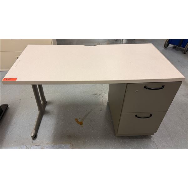 Steelcase Desk w/ 2 Drawers 48" x 24" x 29"H