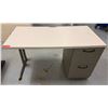 Image 1 : Steelcase Desk w/ 2 Drawers 48" x 24" x 29"H
