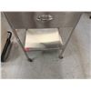 Image 3 : Shampaire Rolling Medical Utility Table w/ Rim & 1 Drawer 20" x 16" x 32"H