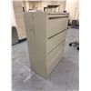 Image 4 : HON Metal 4-Drawer Lateral Filing Cabinet 42" x 19" x 53"H