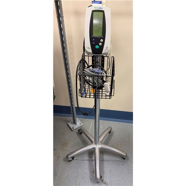 Welch Allyn Patient Vital Signs Monitor on Rolling Pole Stand