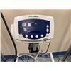 Image 2 : Qty 2 Welch Allyn Patient SpO2 Vital Signs Monitors on Rolling Pole Stands (both power on & show E35
