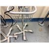 Image 3 : Qty 2 Welch Allyn Patient SpO2 Vital Signs Monitors on Rolling Pole Stands (both power on & show E35