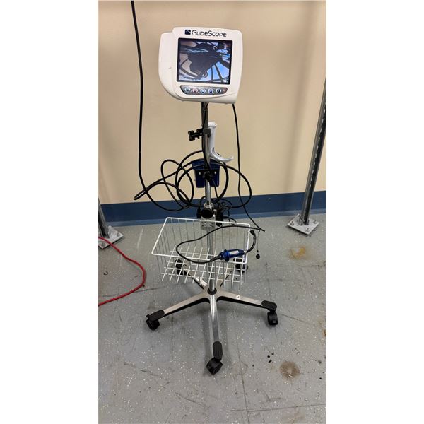 GlideScope Video Laryngoscope Monitor on Rolling Stand