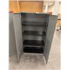 Image 2 : Metal 2-Door Cabinet w/ 4 Adjustable Shelves 36" x 18"