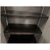 Image 6 : Metal 2-Door Cabinet w/ 4 Adjustable Shelves 36" x 18"
