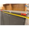 Image 9 : Metal 2-Door Cabinet w/ 4 Adjustable Shelves 36" x 18"