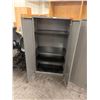 Image 2 : Metal 2-Door Cabinet w/ 4 Adjustable Shelves 36" x 18"